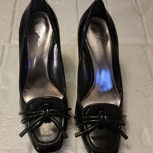 Patent leather heels